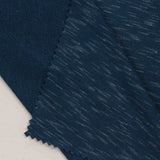 Dark Blue Marl French Terry, Viscose — photo 2