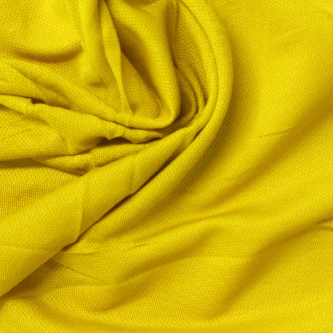 Polyester Metallic Stretch Knit Fabric, 120 gsm, 180 cm — Yellow