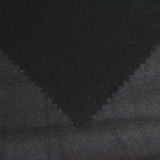 Polyester Viscose Stretch Ponte Knit Fabric, 330 gsm, 156 cm — Black — photo 2
