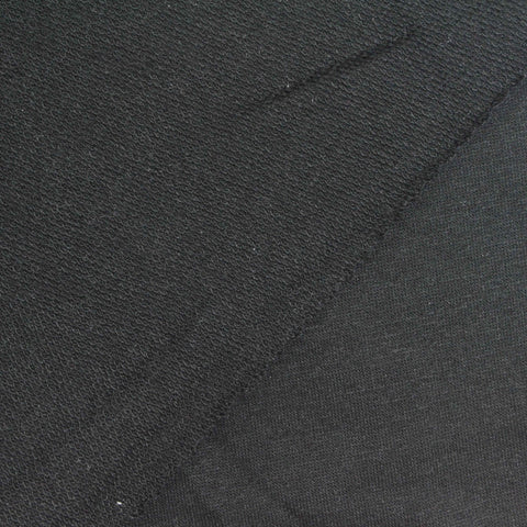 Cotton Polyester Stretch French Terry Fabric, 240 gsm, 175 cm — Grey