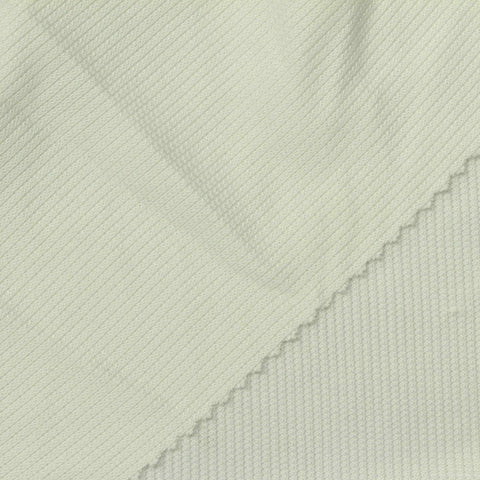 Polyester Stretch Rib Knit Fabric, 170 gsm, 120 cm — Green