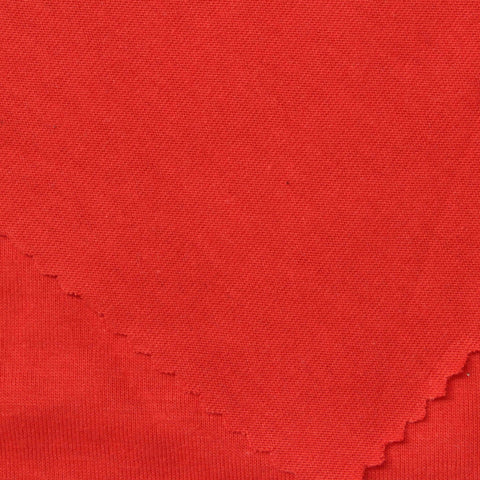 Cotton Polyester Jersey Knit Fabric, 150 gsm, 175 cm — Red