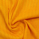 Polyester Stretch Rib Knit Fabric, 320 gsm, 160 cm — Orange — photo 2