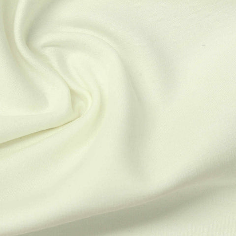 Washed Polyester Tencel Lyocell Stretch Scuba Knit Fabric, 290 gsm, 160 cm — Beige