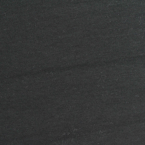 Cotton Polyester Scuba Knit Fabric, 260 gsm, 185 cm — Black