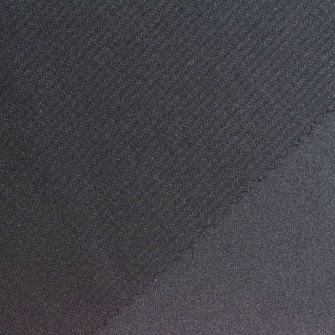 Polyester Viscose Stretch Scuba Knit Fabric, 320 gsm, 170 cm — Grey
