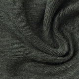Dark Green Marl Scuba Knit, Cotton-Poly — photo 2