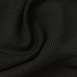 Polyester Tencel Lyocell Stretch Interlock Knit Fabric, 320 gsm — Black — photo 2