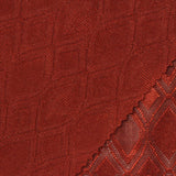 Red Diamond Pointelle Knit, Polyester — photo 2