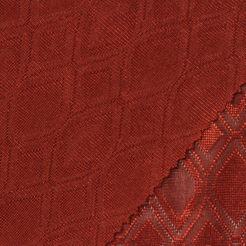 Red Diamond Pointelle Knit, Polyester