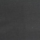 Cotton Rib Knit Fabric, 370 gsm, 130 cm — Black — photo 2