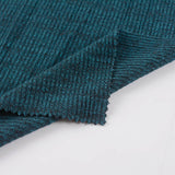 Dark Teal Marl Rib Knit, Poly-Viscose — photo 2