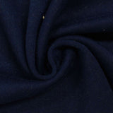 Polyester Viscose Scuba Knit Fabric, 415 gsm, 150 cm — Navy — photo 2