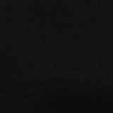 Polyester Stretch Chunky Knit Fabric, 195 gsm, 190 cm — Black — photo 2