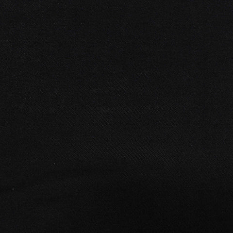 Polyester Stretch Chunky Knit Fabric, 195 gsm, 190 cm — Black