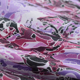 Purple Abstract Jersey Knit, Viscose-Nylon — photo 2