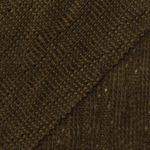 Dark Brown Marl Chenille, Polyester, 280 gsm