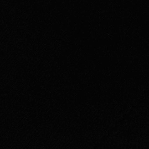 Black Rib Knit, Viscose-Poly