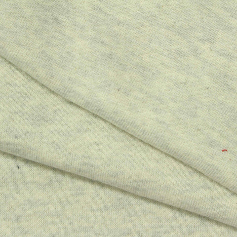 Light Yellow Heather French Terry, Cotton