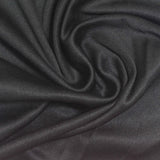 Black Textured Jersey Knit, Polyester — photo 2