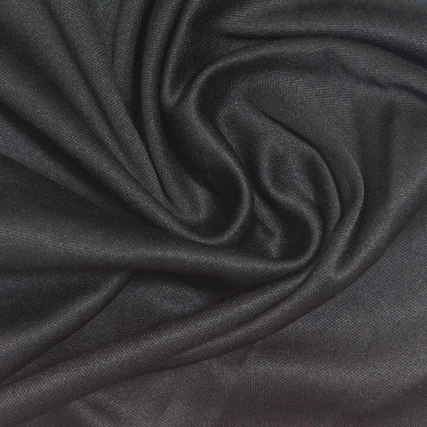 Black Textured Jersey Knit, Polyester