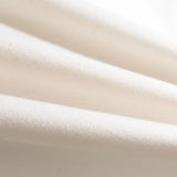 Cotton Polyester Interlock Knit Fabric, 306 gsm, 163 cm — White — photo 2