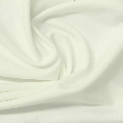 Brushed Polyester Stretch Jersey Knit Fabric, 252 gsm, 150 cm — Beige