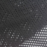 Jacquard Cotton Polyester Stretch Knit Fabric, 160 gsm, 150 cm — Black — photo 2