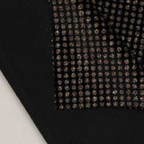 Black Glitter-Dot Knit, Polyester — photo 2