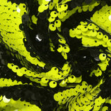 Neon Yellow Camo Knit, Polyester — photo 2