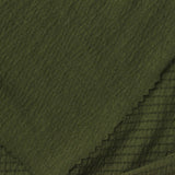 Green Grid Crepe, Polyester — photo 2