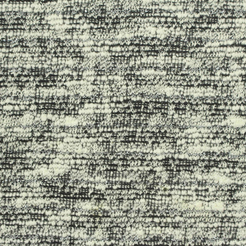 Black Marl Bouclé, Poly-Cotton, 180 gsm