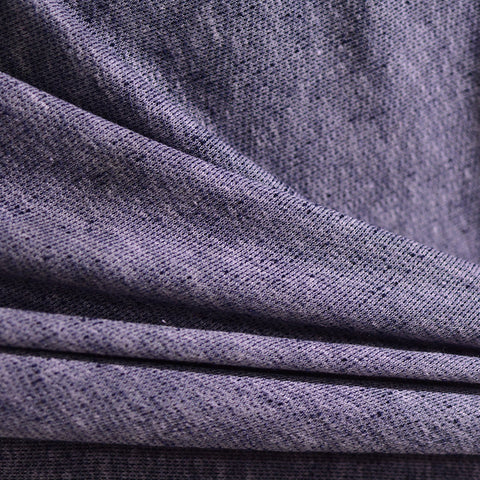 Purple Marl Chunky Knit, Viscose-Poly, 192 gsm