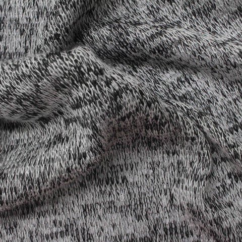Grey Marl Jersey Knit, Viscose-Poly, 130 gsm
