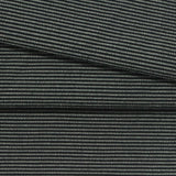 Black Horizontal-Stripe Bengaline, Viscose-Poly — photo 2