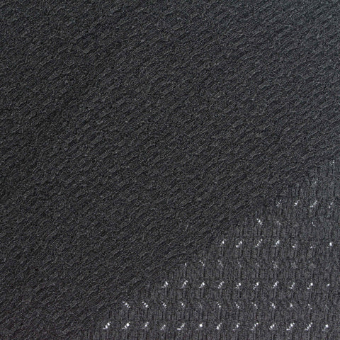 Dark Grey Flecks Warp Knit, Polyester