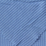Viscose Stretch Rib Knit Fabric, 200 gsm — Blue — photo 2