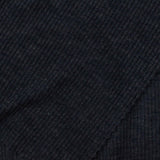 Polyester Viscose Rib Knit Fabric, 154 gsm, 160 cm — Navy — photo 2