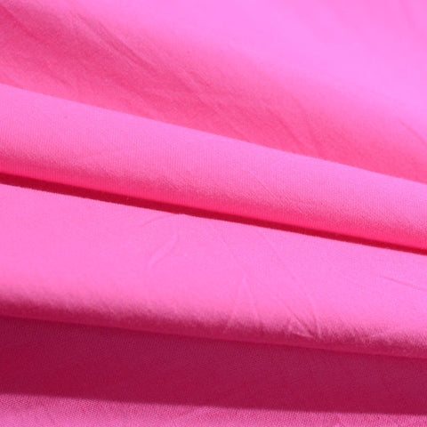 Linen Cotton Woven Fabric, 140 gsm, 142 cm — Pink