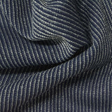 White Vertical-Stripe Knit, Nylon — photo 2