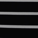Black Diagonal-Stripe Jersey Knit — photo 2