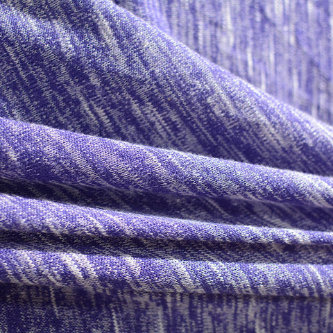 Purple Heathered-Marl Chunky Knit, Acrylic-Poly