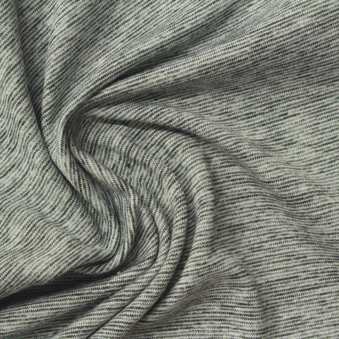 Dark Grey Marl Jersey Knit, Polyester, 280 gsm, 160 cm, ref EF-272977