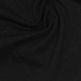 Cotton Stretch Jersey Knit Fabric, 180 gsm, 173 cm — Black — photo 2