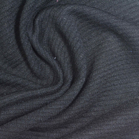 Dark Grey Marl Jersey Knit, Poly-Cotton, 300 gsm