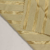 Beige Vertical-Stripe Crepe, Viscose — photo 2