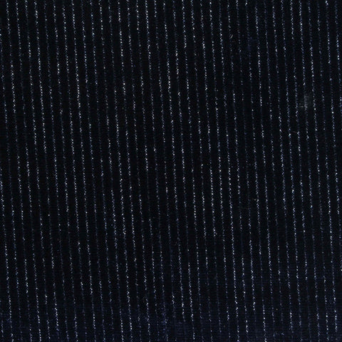 Dark Blue Marl Velvet, Polyester