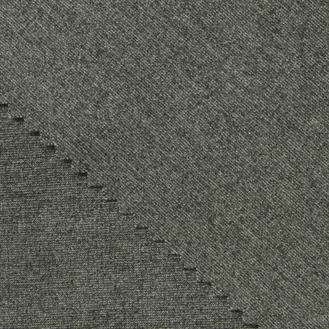 Viscose Nylon Stretch Ponte Knit Fabric, 365 gsm, 163 cm — Grey