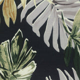 Green Tropical-Leaf Woven, Tencel Lyocell-Linen — photo 2