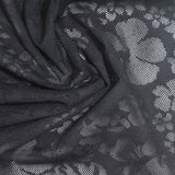 Black Floral Lace, Nylon-Spandex — photo 2